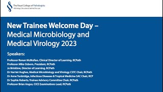 New Trainee Welcome Day 2023  Medical Microbiology and Medical Virology [upl. by Nnazil]