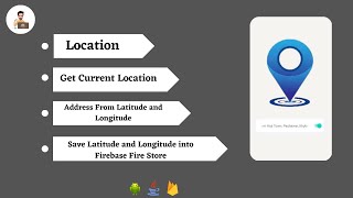 How to get Current Location and save into firebase fire Store in android studio java [upl. by Anairotciv]