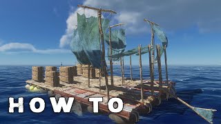 HOW TO BUILD a raft in Stranded Deep Complete Guide [upl. by Tikna]