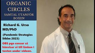 Dr Richard G Urso i samtal med Johan quotGaulikquot Svensson Samtal utanför boxen Pandemic Strategies [upl. by Kahlil]