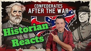 What Happened to Confederates after the Civil War  Armchair Historian Reaction [upl. by Guimond]