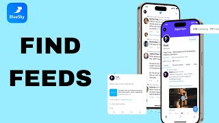 How To Find Feeds On Bluesky App [upl. by Eggett]