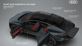 2025 Audi activesphere concept  Advantagesc Fast harging with 800 volts [upl. by Canon]