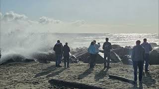 11152024 king tide ocean shores [upl. by Meeharb]