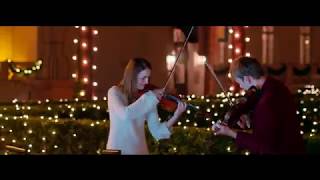 The Donicas Carol of the Bells Violin Duet HD Video [upl. by Eeruhs]