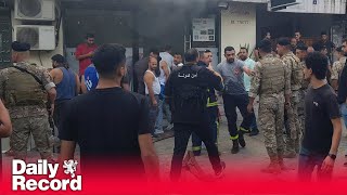 Lebanon At least nine dead and 300 hurt in fresh wave of explosions [upl. by Alokin891]