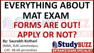 Everything about MAT 2023 exam  Important dates Top Colleges Exam Pattern  Apply or Not [upl. by Rysler349]