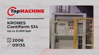 KRONES Contiform S14 PET Stretch blow molding machine used [upl. by Docilla410]