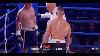 Vladimir Georgiev Levski vs Arnel Hucic Bosnia and Herzegovina boxing [upl. by Shayla]