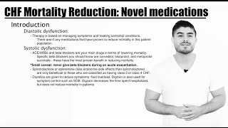 CHF Mortality Reduction Ivabradine and SacubitrilValsartan [upl. by Rihana580]