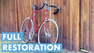 Vintage bike TRANSFORMED Full Schwinn Restoration [upl. by Scheider353]