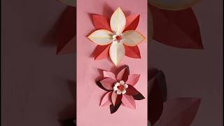 3D Decorative Flowers With Paper  Paper Crafts Easy Flowers  Simple Paper Crafts Flowers [upl. by Sancho260]