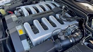 2000 MERCEDES SL600 R129 V12 ENGINE VIDEO RUNNING [upl. by Doroteya]