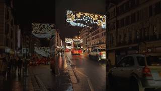 Christmas Lights Central London  2024  London Christmas shorts christmas london travel [upl. by Marnia]