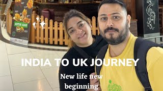 Journey Vlog India to London  Vistara Airlines  New beginning  Delhi to Heathrow airport [upl. by Llatsyrc845]