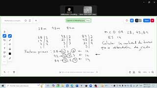 Aplicación del Mínimo común divisor mcd [upl. by Yllet]