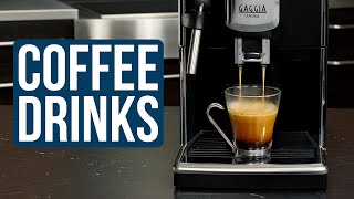 How to Customize amp Brew Coffee Drinks on the Gaggia Anima Espresso Machines [upl. by Ellimak167]