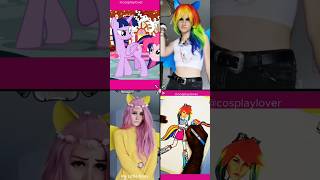 My Little Pony  rainbowdash vs fluttershy Do you like mayamystic cosplay mlp [upl. by Ycniuqed]