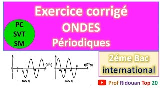 تمرين ممتاز من امتحان وطني ondes périodiques lélongation et laspect de la corde [upl. by Maribeth]