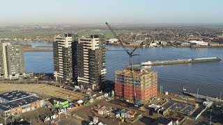 De Schans Ridderkerk nieuwbouw januari 2019 [upl. by Nnylear289]