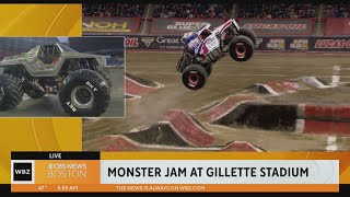 Monster Jam comes to Gillette Stadium [upl. by Coleville]