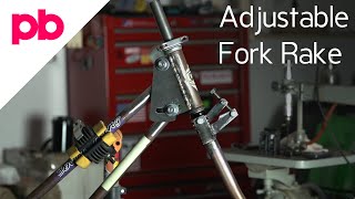 Weld Test Bicycle Frame  Finish Adjustable Fork Rake Section [upl. by Jedthus733]