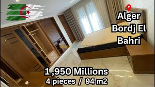 Ouedkniss  Alger Bordj El Bahri  1950 Millions  Appartement F4 Superficie 94 m2 4 pieces [upl. by Hallett]