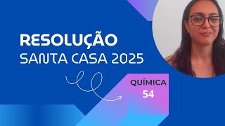 Vestibular Santa Casa 2024 Questão 54 Considerandose separadamente cada um dos experimentos reali [upl. by Adkins]