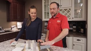 KITCHEN DESIGN TIPS Choosing Your Countertop amp Backsplash Materials [upl. by Lazarus]