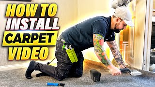 How To Install Carpet  Easy Step By Step Beginners Guide [upl. by Geoffry298]