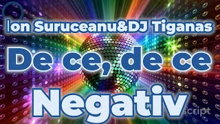 Ion Suruceanu amp DJ Tiganas  De ce de ce Negativ Instrumental Karaoke Vers Text Lyric Minus [upl. by Jablon]