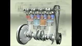 4 Stroke Engine Working Animation [upl. by Alimac]