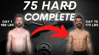 75 Hard COMPLETE Everything you need to know [upl. by Ardnoyek]