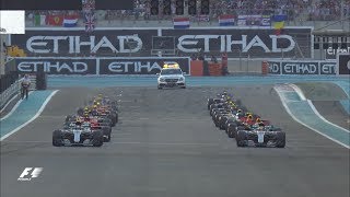 2017 Abu Dhabi Grand Prix Race Highlights [upl. by Tarkany]