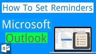 How to Set Reminders in Microsoft Outlook [upl. by Wetzel]