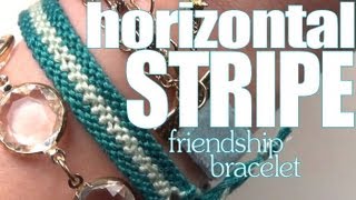 How To Make Friendship Bracelets ♥ Long Stripe [upl. by Thayer822]