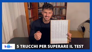 5 TRUCCHI inediti che mi hanno permesso di superare il test di fisioterapia e professioni sanitarie [upl. by Jeni]