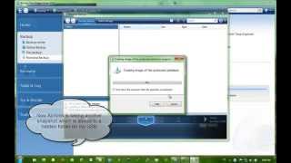 Backuprecovery with Acronis True Image Home 2010 setup video [upl. by Otrebor735]