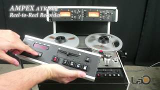 AMPEX ATR800 ReeltoReel Audio Tape Recorder [upl. by Nylkoorb]