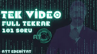 TEK VİDEO  Full Tekrar  101 Soru [upl. by Anirbac640]