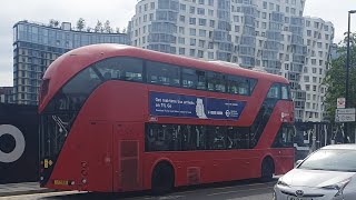 REROUTED SECTIONFIRST DAY Journey on Transport UK London Bus Route 211 Battersea  Sloane Sq [upl. by Hanselka493]