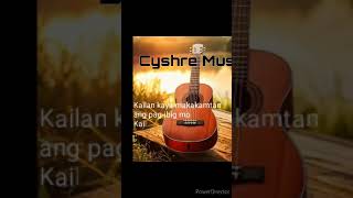 KAILAN KAYA by LESLIE MONTES OPM SONG Lyrics [upl. by Saiff]