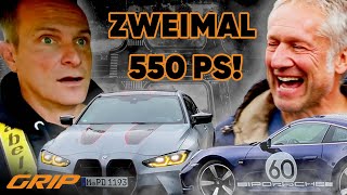 Heftige Challenges amp unerwartete Wendungen 😉🔥 BMW M4 CSL vs Porsche 911 Sport Classic  GRIP [upl. by Amhsirak]