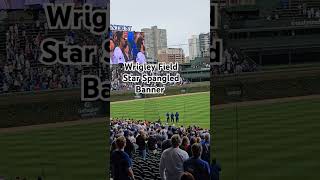 Final Friday Game at Wrigley Field Star Spangled Banner 🇺🇸 Chicago Cubs [upl. by Nikolos]