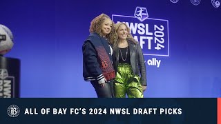 All of Bay FCs 2024 NWSL Draft Picks [upl. by Harpp]