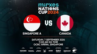 Mirxes Nations Cup 2024 5th6th Singapore A vs Canada [upl. by Grimbal721]