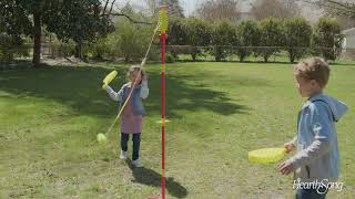 FamilyFriendly Classic Swingball Game is a Backyard Hit [upl. by Doris233]