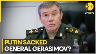 RussiaUkraine war Vladimir Putin fired top Russian general  Latest News  WION [upl. by Rosena]