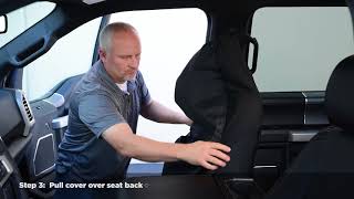 Universal Fit Seat Cover Installation Guide [upl. by Norak]