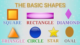 The Basic Shapes  Kindergarten Lessons  Math for Kids Episode 11 [upl. by Ardnuahsal]